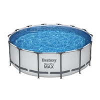 Bestway Round Steel Frame Pool 427x122cm with Pump Ladder