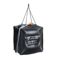 Weisshorn 40L Portable Camping Shower Bag Black