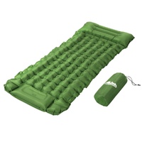 Weisshorn Self Inflating Mattress Single Camping Sleeping Mat with Pillow