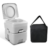 Weisshorn 20L Portable Camping Toilet Flush Potty with Carry Bag