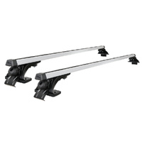 Giantz Universal Car Roof Rack Cross Bars Aluminium 145cm Silver
