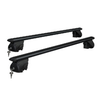 Giantz Universal Car Roof Rack Cross Bars Upgraded Holder 126cm Black