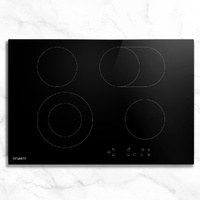 Devanti Electric Ceramic Cooktop 77cm Touch Control Black
