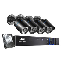 UL TECH 8CH DVR CCTV Security System 4 Bullet Cameras 1TB