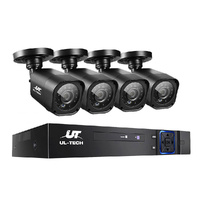 UL TECH CCTV Security System 8CH DVR 4 Bullet Cameras 1080p