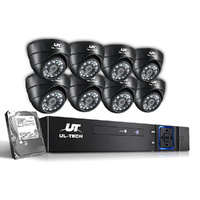 UL-tech 8CH DVR CCTV Security System 8 Cameras 2TB Hard Drive