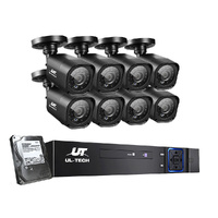 UL-tech 1080P 8CH DVR CCTV System 8 Square Cameras 1TB