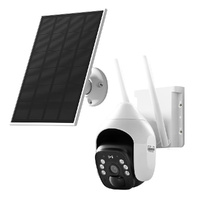 UL-tech 3MP Solar Panel Security Camera White
