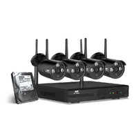 UL TECH 8CH Wireless NVR 3MP 4 Bullet CCTV System 1TB Hard Drive