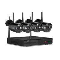 UL TECH 8CH Wireless NVR 3MP 4 Bullet CCTV Security System