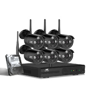UL TECH Wireless CCTV Security System 8CH NVR 3MP 6 Bullet Cameras 2TB