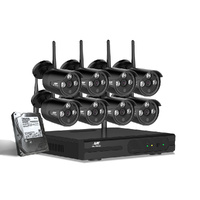 UL TECH Wireless CCTV Security System 8CH NVR 3MP 8 Bullet Cameras 2TB