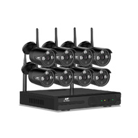 UL TECH Wireless CCTV Security System 8CH NVR 3MP 8 Bullet Cameras