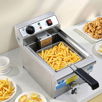 Devanti 10L Stainless Steel Electric Deep Fryer 3000W w/ Basket