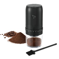 Devanti Electric Coffee Grinder USB-C 40 Settings Black