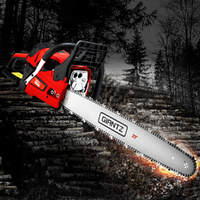 Giantz 58cc Petrol Chainsaw 22" Bar Commercial E-Start 4.2HP