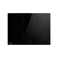 Devanti 70cm 7000W Ceramic Induction Cooktop 4 Zones