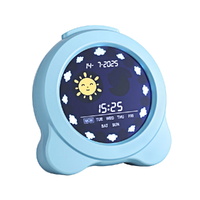 Artiss 3.8" Digital Day Clock Alarm Calendar Blue LCD Display