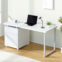 Artiss 140cm Computer Desk with Drawer White