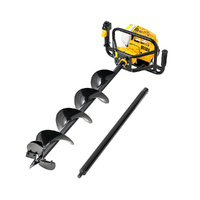 Giantz Post Hole Digger 200mm Petrol Auger Extension Bits