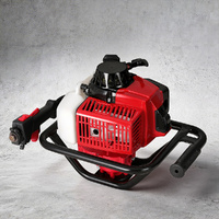 Giantz Post Hole Digger Petrol Motor Engine Red