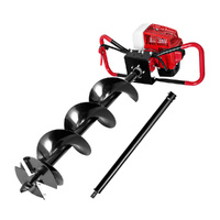 Giantz Post Hole Digger 200mm Petrol Extension Auger Bits