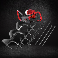 Giantz 66CC Petrol Post Hole Digger Auger Bits Kit
