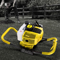 Giantz 80CC Petrol Post Hole Digger Motor Engine Yellow