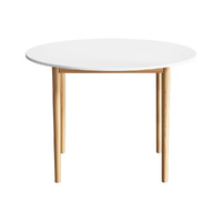 Artiss Round Dining Table 108cm White Demi