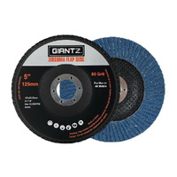 Giantz 100-Piece 125mm 80 Grit Zirconia Sanding Flap Disc