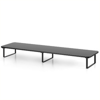 Artiss Dual Monitor Stand 100cm Riser Laptop Desk Organiser Black