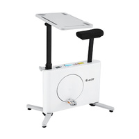 Everfit Magnetic Desk Exercise Bike Home Gym White