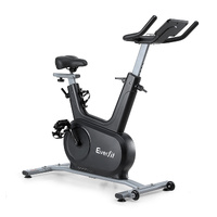 Everfit Electromagnetic Spin Bike 24-Level 120kg Bluetooth Smart Home