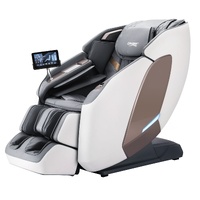 Livemor Prestige 4D Dual Mechanism Massage Chair, Full Body Zero Gravity Recliner with Extended SL Track, Body Scan, Air Compression, Waist Heating, F