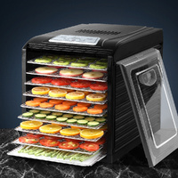 Devanti 9 Tray Food Dehydrator Stainless Steel