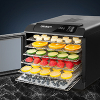 Devanti 6 Tray Food Dehydrator Stainless Steel