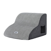 i.Pet Dog Ramp 2 Step Foam Non-Slip Pet Cat Stairs Grey