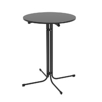 Gardeon Outdoor Bar Table Round Folding 109cm Black