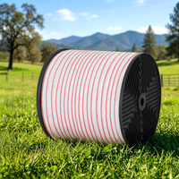 Giantz Electric Fence Poly Tape 400M Red White