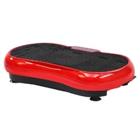 Everfit Vibration Machine Platform with Resistance Rope Red