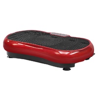 Everfit Vibration Machine Platform with Resistance Rope Dark Red