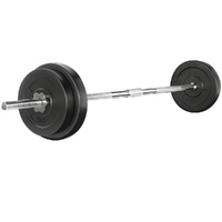 Everfit 38kg Barbell Set Weight Plates 168cm Bar