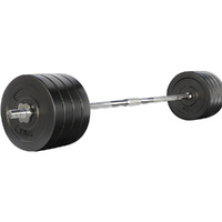 Everfit 88kg Barbell Set with Weight Plates & Lifting Bench 168cm