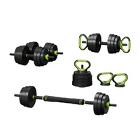Everfit 25kg Adjustable Dumbbells Set Weight Plates Home Gym
