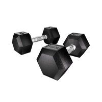 Everfit 20kg Hex Dumbbells Set (2x10kg) Home Gym Fitness