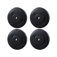 Everfit 40kg Standard Barbell Weight Plates Home Gym