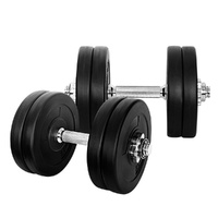Everfit 25kg Dumbbell Set with Weight Plates