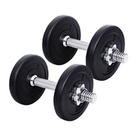 Everfit 10kg Dumbbell Set with Weight Plates
