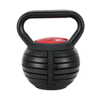 Everfit 18kg Kettlebell Black Portable Weight Lifting