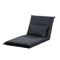 Artiss Floor Sofa Bed Lounge Recliner Folding Foam Charcoal